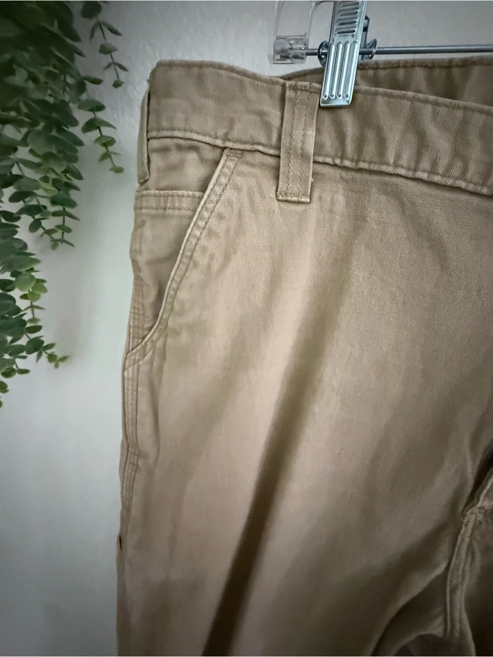 Carhartt Relaxed Fit Canvas Work Pants – Men’s 40x34 (31” Inseam)
